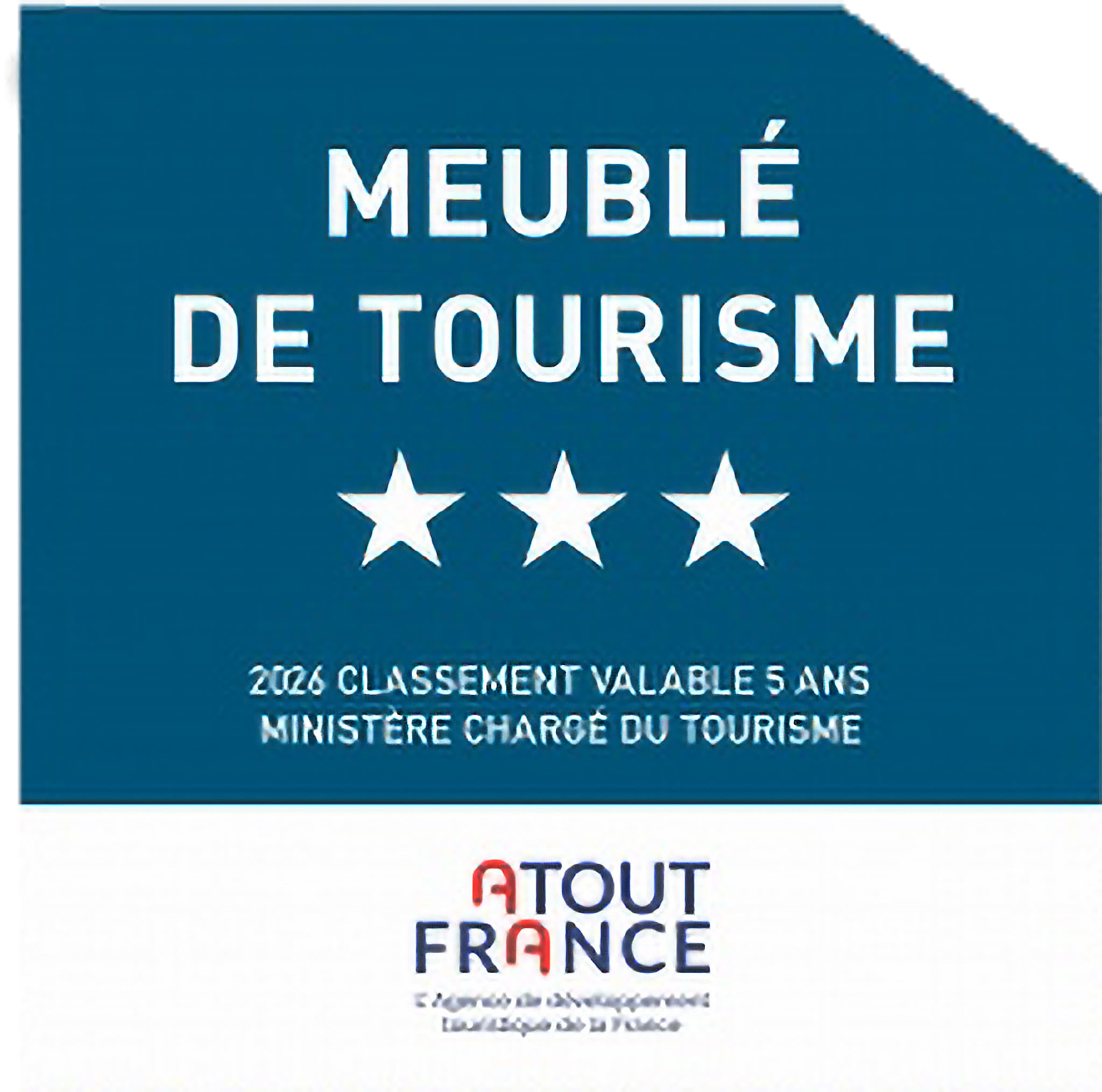 Meublé de Tourisme 3 étoiles